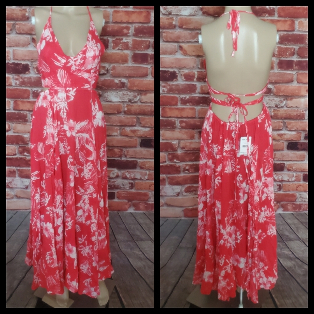Free People Lille Pink Maxi Dress XS, L NWT - Picture 3 of 3